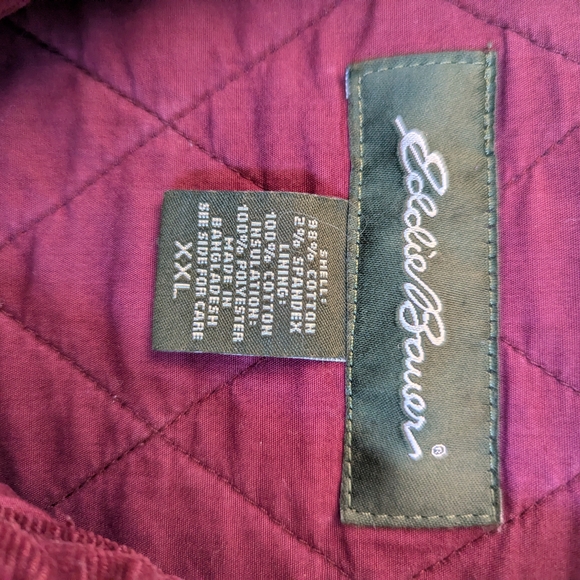 Vintage Eddie Bauer Quilted Corduroy Jacket - Picture 3 of 8